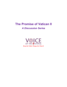 The Promise of Vatican II