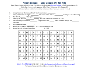 About Senegal – Easy Geography for Kids