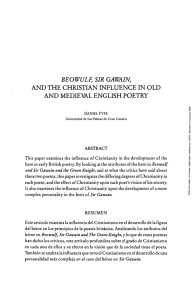 Beowulf, sir Gawain, and the christian influence in old and