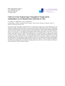 Cold Lows in the Tropical Upper Tropospheric Trough and its