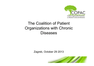 The Coalition of Patient Organizations with Chronic Diseases