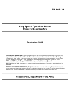 FM 3-05.130 Army Special Operations Forces