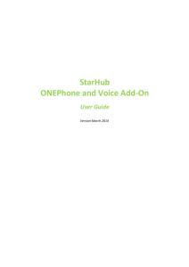 StarHub ONEPhone and Voice Add