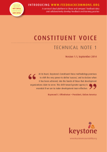 constituent voice - Feedback Commons