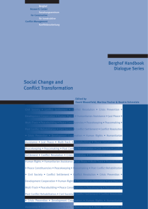 Social Change and Conflict Transformation