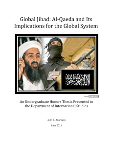 Global Jihad: Al-Qaeda and its Implications for the Global System