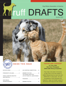 This Issue - Dog Writers Association of America