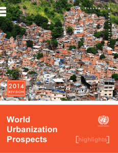 World Urbanization Prospects: The 2014