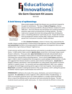 Glo Germ Classroom Kit Lessons