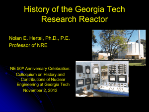 Decommissioning the Georgia Tech Research Reactor