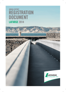 2014 Lafarge Annual Report