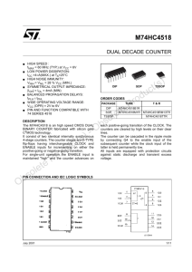 Dual decade counter - STMicroelectronics