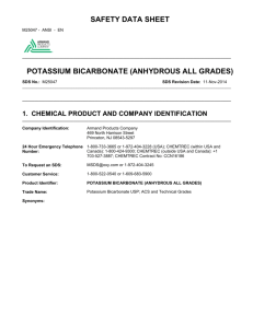 Potassium Bicarbonate - Armand Products Company