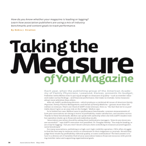 Taking the Measure of Your Magazine