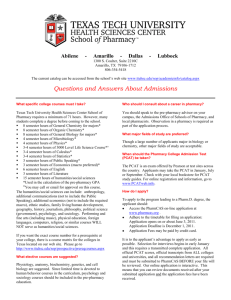 Questions and Answers About Admissions