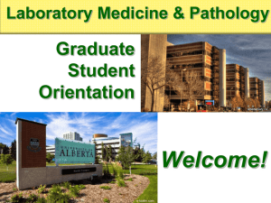 Orientation Laboratory Medicine and Pathology