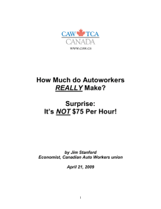 How Much do Autoworkers REALLY Make?