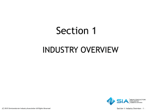 Section 1 - Semiconductor Industry Association