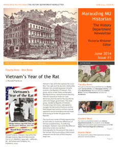 Marauding MU Historian Vietnam's Year of the Rat