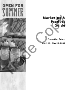 Period 2: Open For Summer - Doing Business with LCBO
