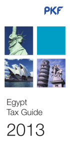 Egypt Tax Guide - PKF International
