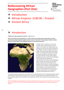 Introduction African Empires