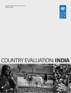 country evaluation:india
