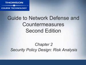 Guide to Network Defense and Countermeasures
