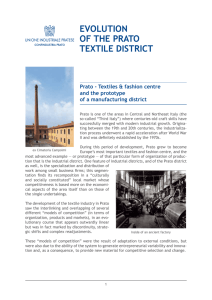 Prato textile district - Unione Industriale Pratese