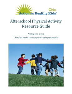 Afterschool Physical Activity Resource Guide
