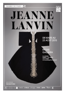 entire Jeanne Lanvin Galliera exhibition description