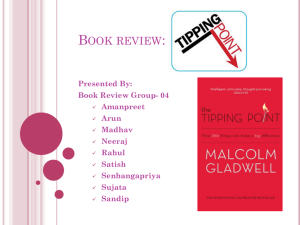 Book review: The Tipping Point