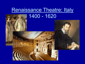 Theatre 100: Intro to Theatre
