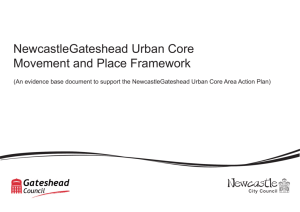Urban Core Movement and Place Framework