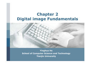 Chapter 2 Digital image Fundamentals