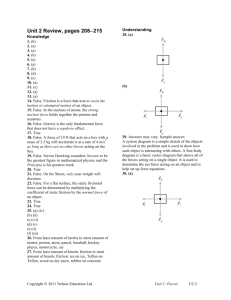 Unit 2 Review, pages 208−215