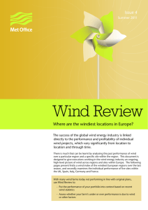 Wind Review - Met Office
