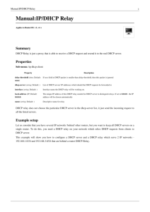 Manual:IP/DHCP Relay