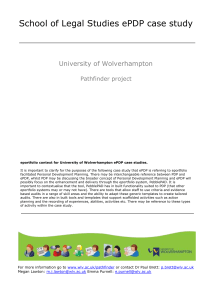 Case study template - University of Wolverhampton