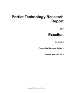 Portlet Technology Analysis