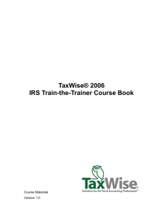 What is TaxWise?