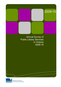 2009-10 Annual Survey of Victorian Public Libraries Part 1 (DOC