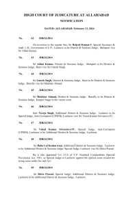 No. 62 / DR (S)/ 2014, Dated - High Court of Judicature at Allahabad