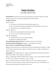 Simple Machines Teacher Kit