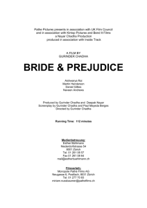 bride & prejudice - Pathé Films AG Zürich
