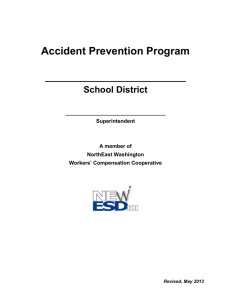 Accident Prevention Program - NorthEast Washington ESD 101