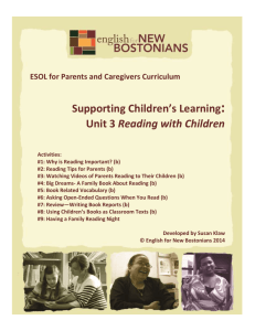 Topic 3: Supporting Children's Learning