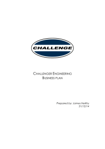 Challenger Engineering Business Plan