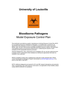 Bloodborne Pathogens - University of Louisville