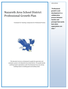 Professional Portfolio - Nazareth Area School District